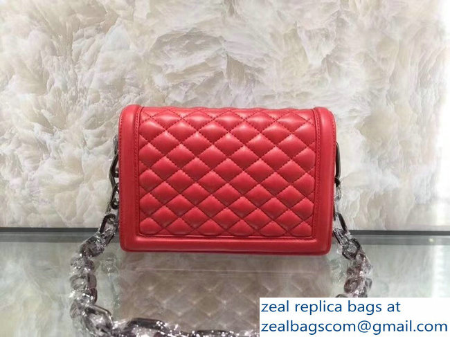 Dolce  &  Gabbana DG Girls Shoulder Bag In Quilted Nappa Leather red 2019